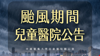 颱風期間就醫公告